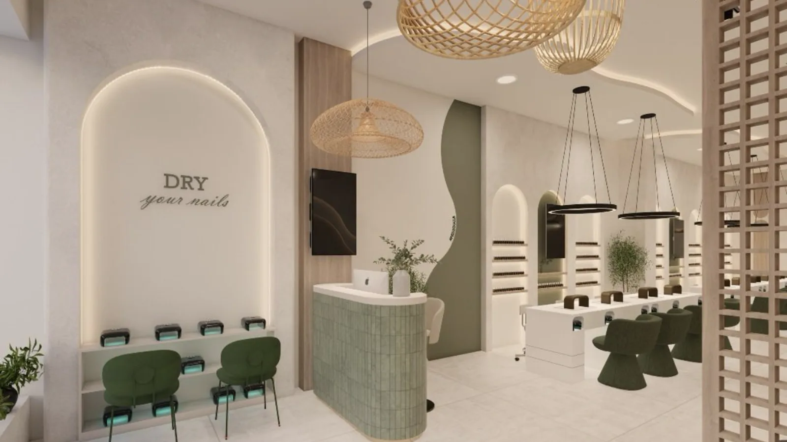 Design rendering of the upcoming Parliament Street salon interior